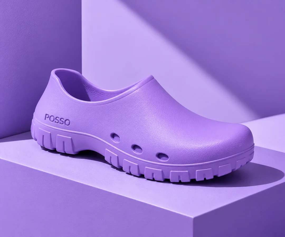 POSSO work clog in Lilac